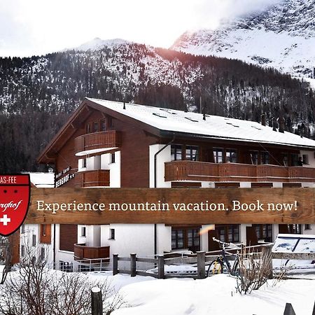Berghof Garni - The Dom Collection Bed & Breakfast Saas-Fee Ngoại thất bức ảnh