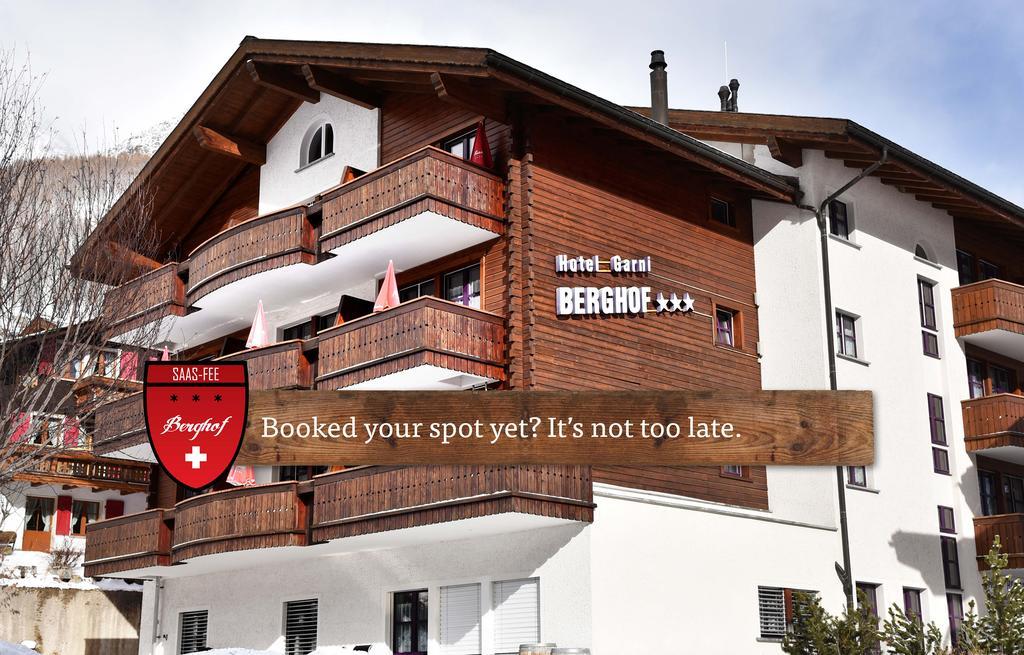 Berghof Garni - The Dom Collection Bed & Breakfast Saas-Fee Ngoại thất bức ảnh